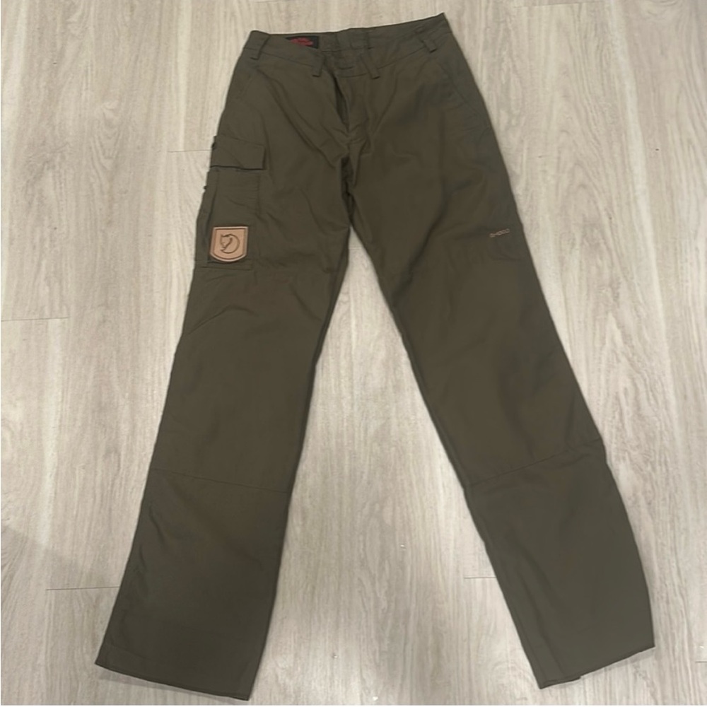Fjallraven Olive Straight Leg Trousers